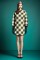 GUCCI prefall 2013 green and white&nbsp;dress