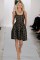 Oscar de La Renta pre-fall 2013 gold & black&nbsp;dress