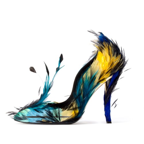 Roger Vivier feather shoes