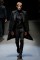 Gucci Men Fall 2013. black layering&nbsp;coat