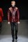 Gucci Men Fall 2013. red leather&nbsp;coat