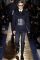 Valentino Fall 2013 menswear. blue jacket with leather&nbsp;stripe