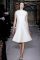 Valentino – Spring 2013 Couture. short white dress with asymetrical&nbsp;front