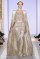 Zuhair Murad – Spring Couture 2013. Gold dress with&nbsp;cloak