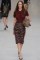 Burberry Prorsum Fall 2013 – red shirt and&nbsp;skirt