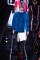Fendi Fall 2013 – blue fur coat with white&nbsp;skirt
