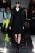Jason Wu Fall 2013 black trench&nbsp;coat