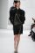 Lacoste Fall 2013 – black leather&nbsp;dress