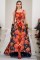 Oscar de la Renta fall 2013 – floral print&nbsp;dress