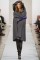 Oscar de la Renta fall 2013 – grey&nbsp;cloak