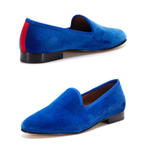 Prince Albert Slipper Del Toro Shoes Blue
