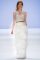 Tadashi Shoji Fall 2013 long white ruffled&nbsp;dress