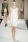 Temperley London Fall 2013- white and gold&nbsp;dress
