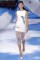 Christian Dior Fall 2013 – White short dress with shoes&nbsp;prints