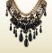 Gucci Multi-chain necklace with black&nbsp;pendents