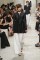 CHANEL resort 2014 Singapore – black jacket with white&nbsp;pants