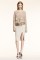 Altuzarra Resort 2014 – Beige sweater, skirt, and&nbsp;belt