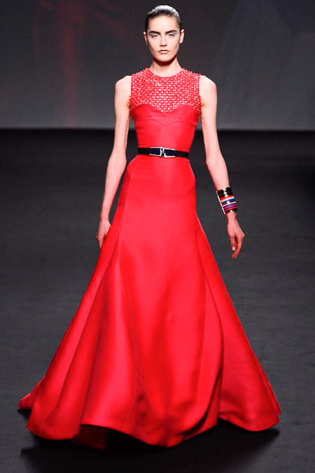 Christian Dior Fall 2013 Couture Long red dress | zaidd'or Christian Dior Fall 2013 Couture Long red dress | zaidd'or