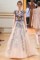 Zuhair Murad Fall 2013 Couture – Beige and blue&nbsp;dress
