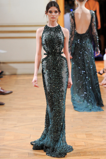Zuhair Murad Fall 2013 Couture Green dress | zaidd'or Zuhair Murad Fall 2013 Couture Green dress | zaidd'or