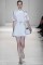 Victoria Beckham Spring 2014- see through top and white&nbsp;skirt